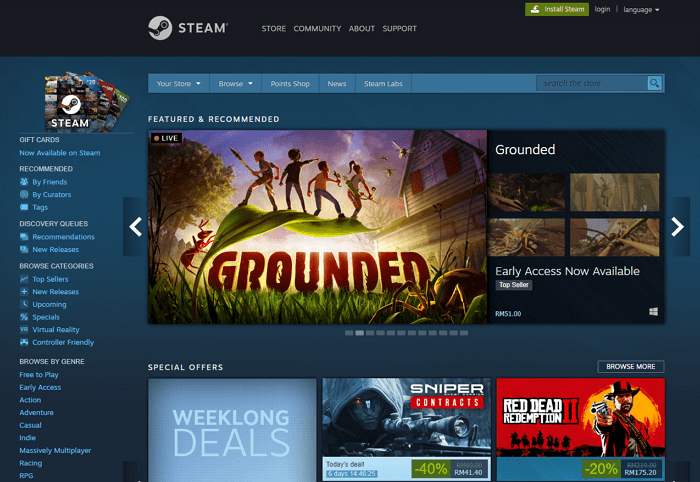 steam