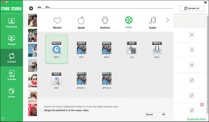 iTube HDビデオダウンローダ―を利用する手順3