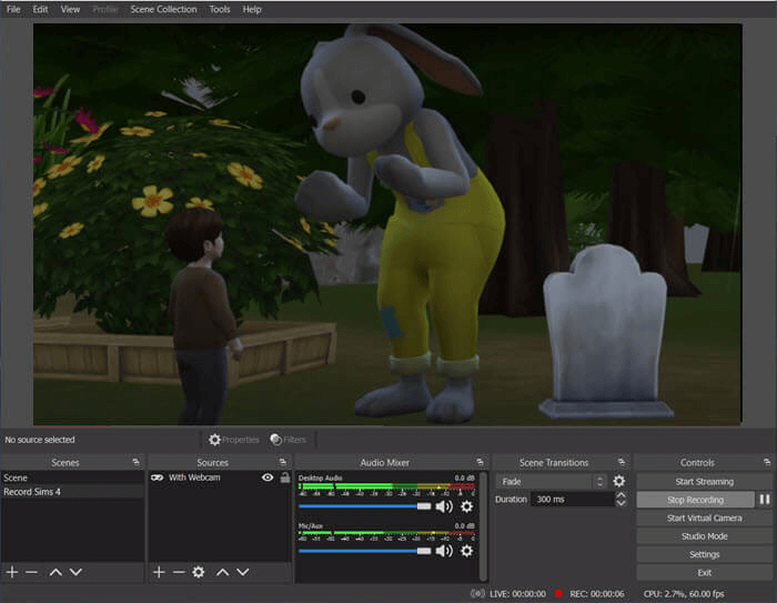 OBS Studioで録画する3