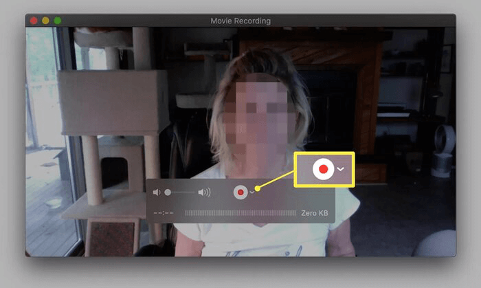 quicktimeplayerでmac画面を録画するステップ1