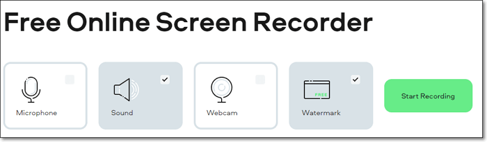 screencaptureオンラインスクリーンレコーダー