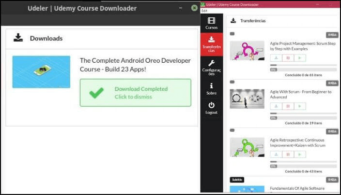 udelerでダウンロード