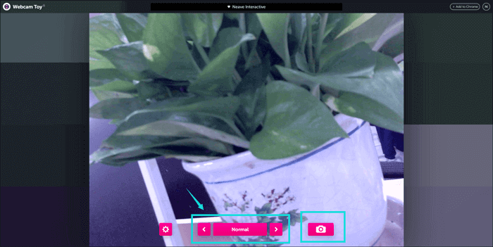 カメラで写真を撮る