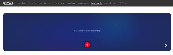 online voice recorderでストリーミング音声を録音