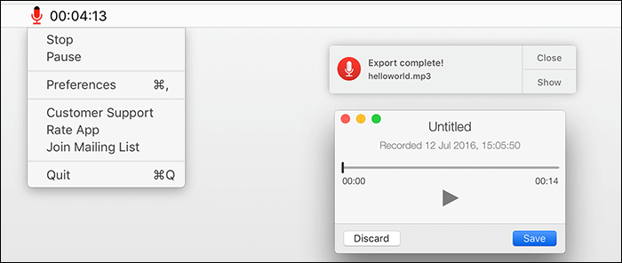 audio recorder 軟體 mac 適用