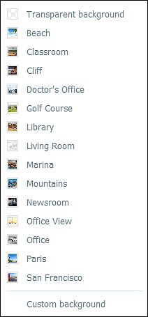 可選擇的背景圖片