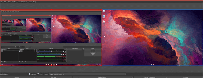使用 OBS Studio 錄製多個螢幕