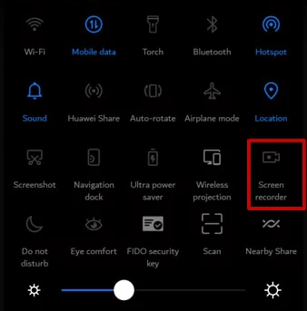 使用 Android 預設的記錄工具錄製 Google Meet