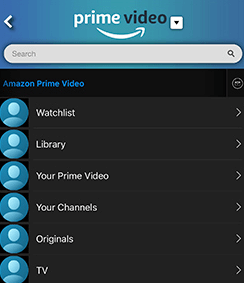 選擇Amazon Prime Video