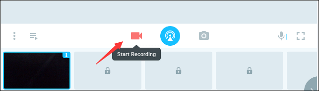 使用 manycam 開始錄製