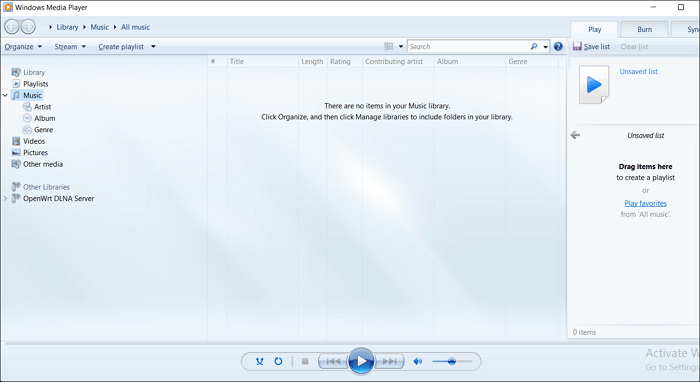 Windows 媒體播放器