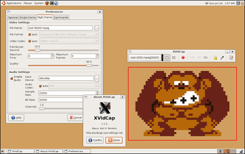 開源螢幕錄影軟體 XVidcap