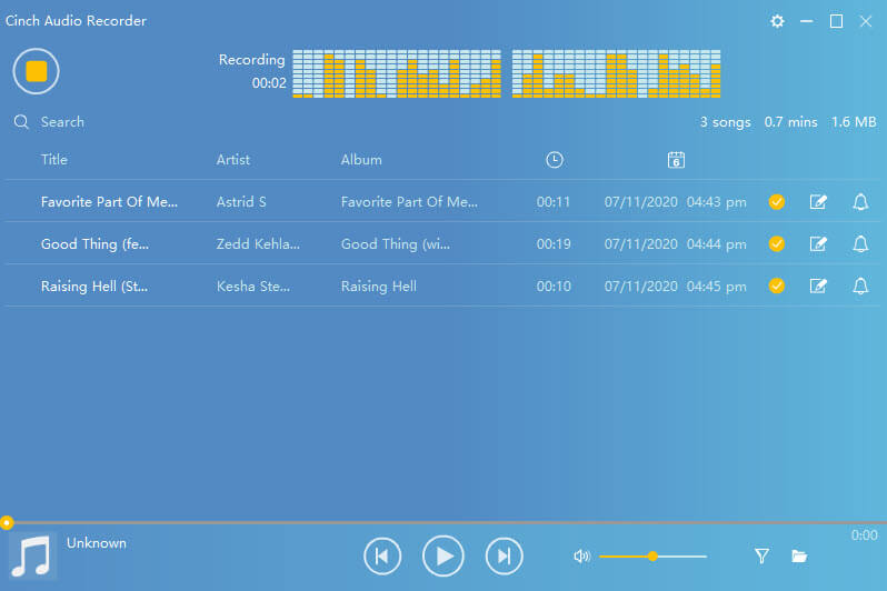 Cinch Audio Recorder