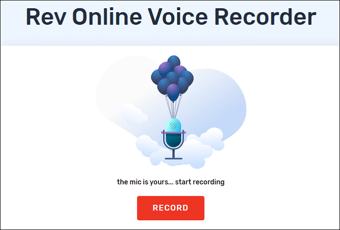 Rev Online Voice Recorder